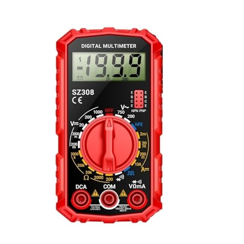 Compteur de résistance SZ308 multimètre numérique AC DC pour testeur électricien de précision