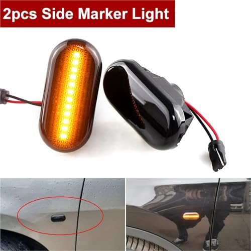 Intermitentes laterales dinámicos LED para Nissan Qashqai y Pathfinder 2007 7