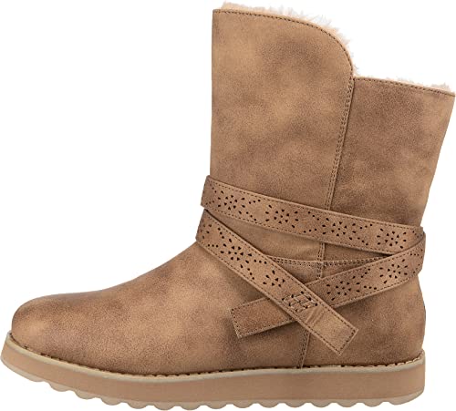 Skechers Skechers Women's KEEPSAKES 2.0 Mid Calf Boot, Taupe Microleather, 2 UK