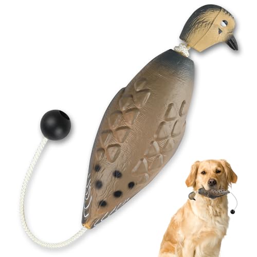 Archerest Dead Dove Dummy Bumper Toys for Waterfowl Hunting Retriever Dog Training, Floating Bird Dummy Trainer Outdoor Soft Durable Realistic Fowl