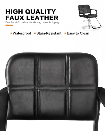 Image of Artist hand Hydraulic Barber Chair Salon Chair for Hair Stylist Tattoo Chair Shampoo Salon Equipment