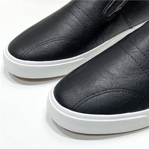 Mens Classic Leather Loafers Resistant Lightweight Anti-Slip Slip-on Platform Oxford Height-Increasing Shoes2