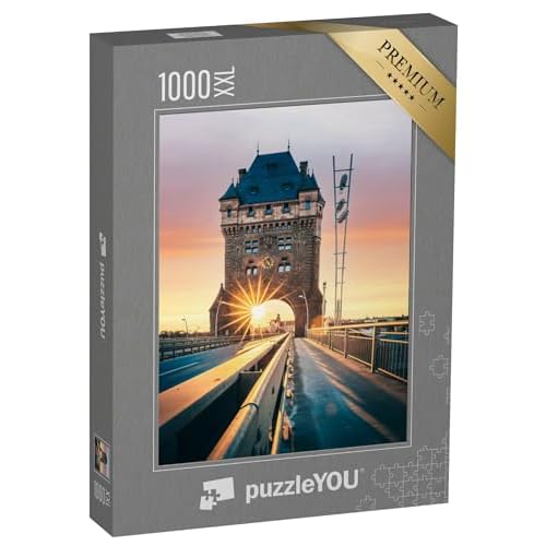 Puzzle 1000 Teile XXL „Worms mit berühmter Nibelungenbrücke, Deutschland“ – aus der Puzzle-Kollektion Worms