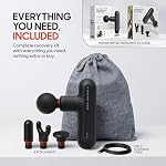 Sharper Image Powerboost Move Mini Percussion Massage Gun, Powerful & Quiet - Image 2