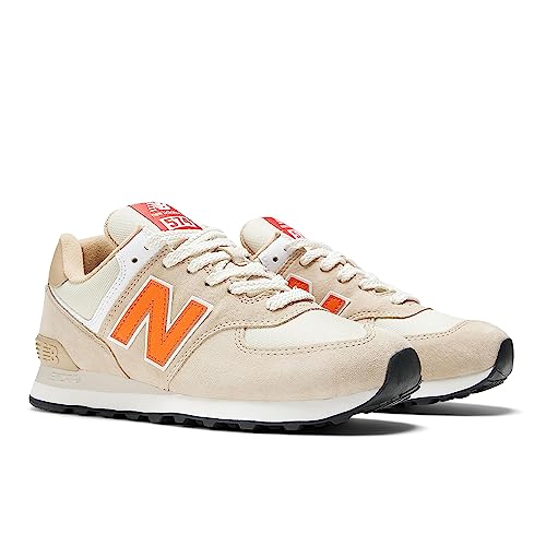 New Balance, 574, modische Freizeitschuhe, Unisex, Leder, 45 EU