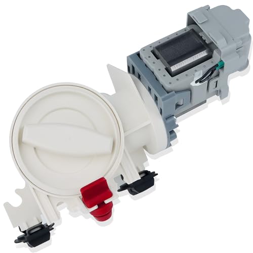 Upgrade 280187 8181684 461970201671 fit for Whirlpool Duet Kenmore Elite HE3 Maytag Epic Front Load Clothes Washer Drain Pump Filter Assembly 1200164 8182819 GHW9400SU0 120V 60Hz 0.70W 0.95A LUXRILIX