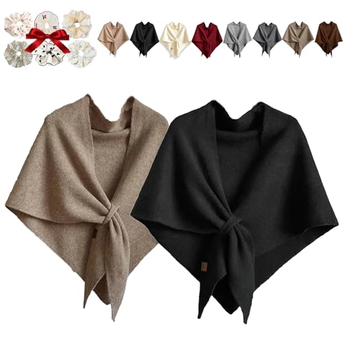 2025 Upgraded Knitted Pashmina Shawl Wrap for Women, Cashmere Scarf, Cashmere Scarf Shawl, Cardigan Sweater Shoulder