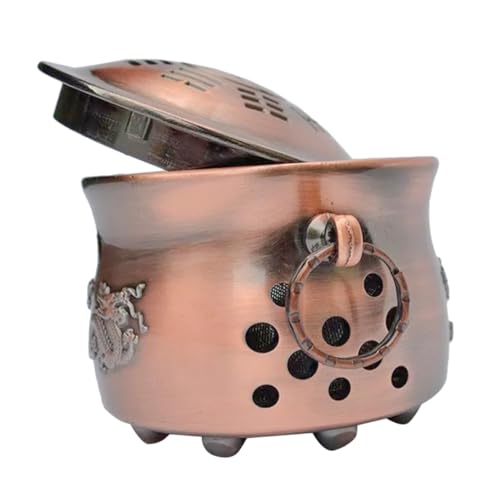 OHPHCALL Aluminum Moxibustion Box Portable Moxibustion Pot Moxa Box for Household Use Moxa Accessory