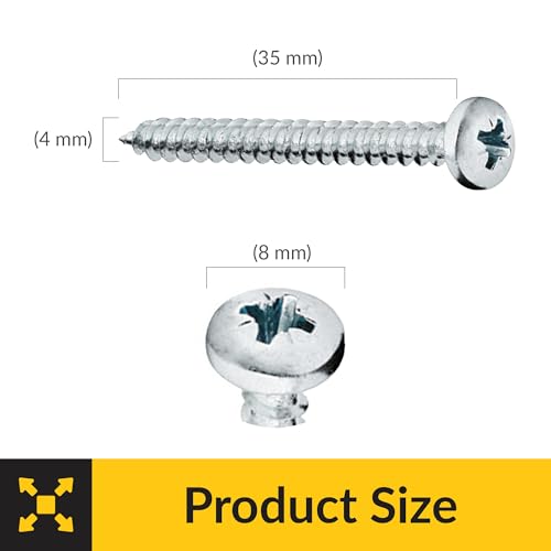 Brixwell SRW31437505 Chipboard Screw,Pan Head Pack of 500