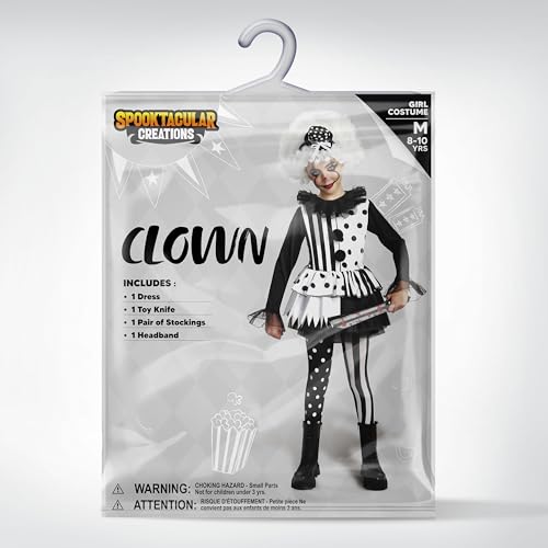 Disfraz de payaso para niñas talla pequeña miniatura 6