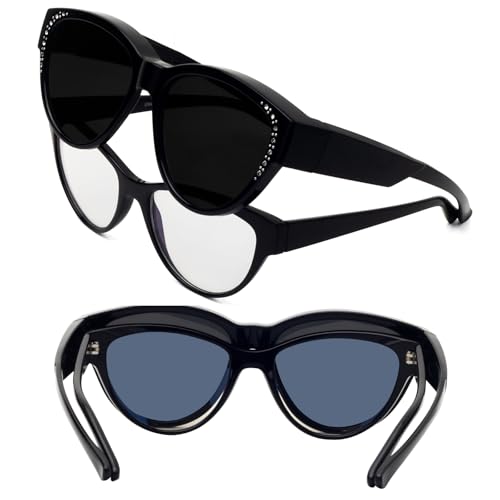 Face Shadow Polarized Sunglasses Fit Over Glasses for Women by Face Shadow - Used condition - Image 3