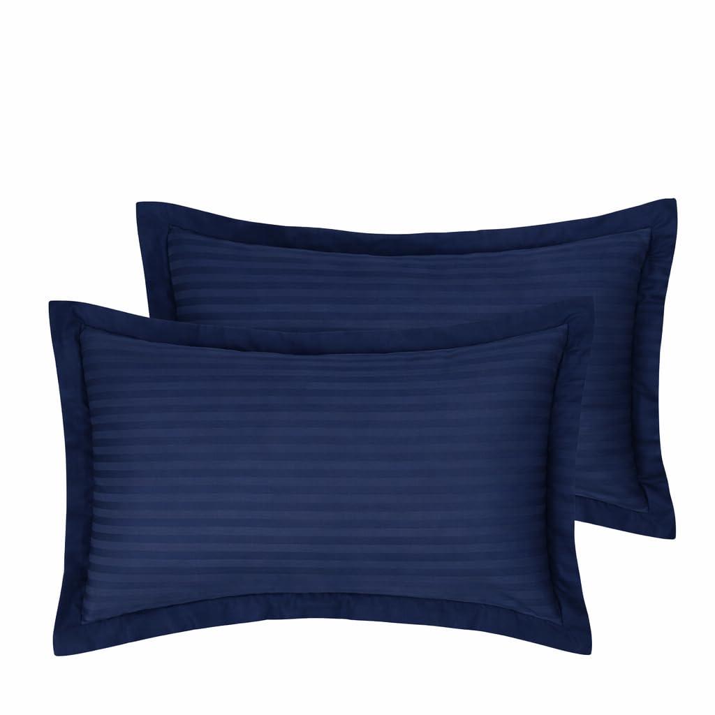 Dark Gray Cotton Pillow Covers - Set of 2 -7