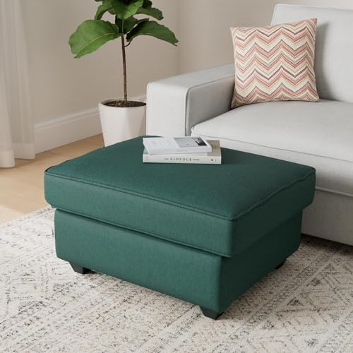 Image of Wakefit Napper Ottoman (Fabric, Malibu Green)
