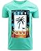 Aqua Stay Cali Mens T Shirt Paradise of the Planet L