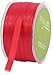 May Arts 3/8-Inch Wide Ribbon, Red Satin