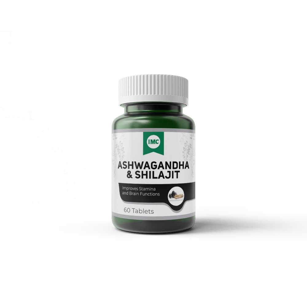 IMC Ashwagandha & Shilajit Tablet Testo Enhancer For Men & Women Strength, Energy Booster, Stamina, Vigour, Endurance & Performance supplements (B0C45XVYXF) Amazon Price History, Amazon Price Tracker