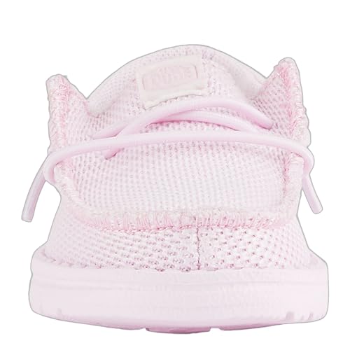 HEYDUDE HEYDUDE Boy's Wally-Youth Funk Mono Light Pink Size 11 | Youth's Shoes | Youth Slip-on Loafers | Comfortable & Light-Weight