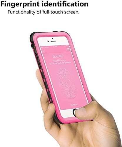 iPhone 5S / SE Best Waterproof Case, Waterproof Dust Proof Snow Proof Shock Proof Case with Touched Transparent Screen Protector, Heavy Duty Protective Carrying Cover Case for iPhone 5 5s SE(T-Pink)