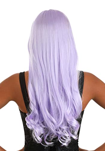Perruque violet clair longue et wavy pour soirée déguisée de femme - 3