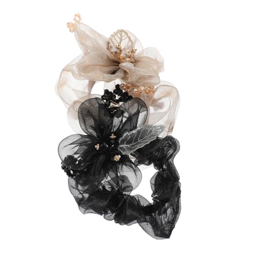 Healeved 2Piezas Scrunchies Para Elásticas Para Mujeres y Niñas Accesorios Versátiles Para Tipo De Ocasiones