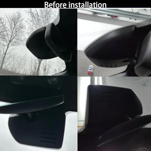 Kamera Samochodowa dla Ford Mustang S550 2015-2023, 4K DVR Dash Cam Przednia Tylna Kamera