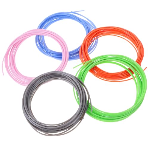 Baluue 5 piezas Filamento Pla para Bolígrafo Colores Alta Temperatura Resistente Deformación Impresión Estable Accesorios