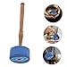FUNOMOCYA Professional Wooden Singing Bowl Mallet with Felt Handle for Tibetan Sound Bowls Travel-ready Sound Stick for Meditation and Percussion Therapy