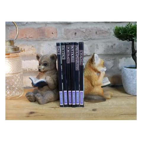 Fox & Bear Resin Bookends for Kids Cover