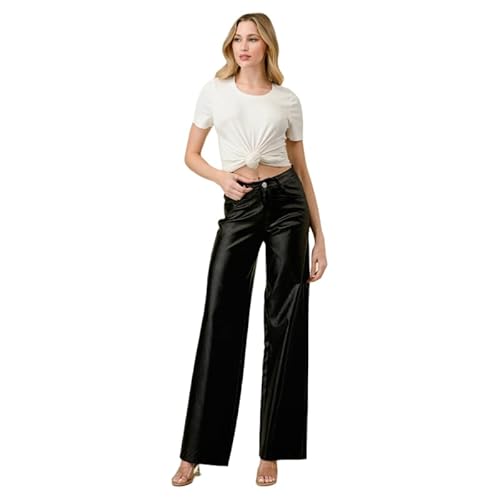 LOVER BRAND FASHION Women's High - Waisted Super Stretch Faux