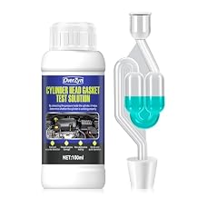 Head Gasket Tester Kit, Combustion Leak Tester with Universal Adapter Fast and Accurate Detection Prevent Engine Damage Nondestructive Testing Simple to Operate for Cars Suvs Trucks, 3.3oz