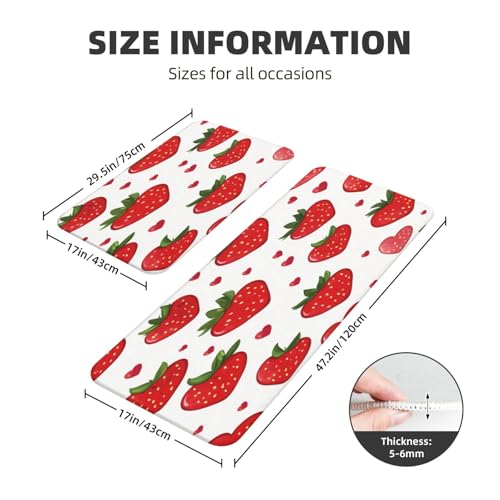 Alfombras de cocina antideslizantes pack de 2 alfombrillas absorbentes de pasillo 4