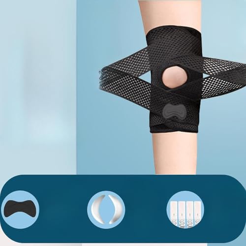Rodillera para voleibol y baloncesto protector elástico para entrenar 6