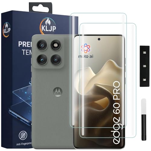 Image of Advanced HD+ UV Tempered Glass Screen Protector For Moto Edge 60 / Edge 60 Pro (Pack 2) Full Adhesive UV Curved Screen Protector Case Friendly HD Clarity with Installation Kit
