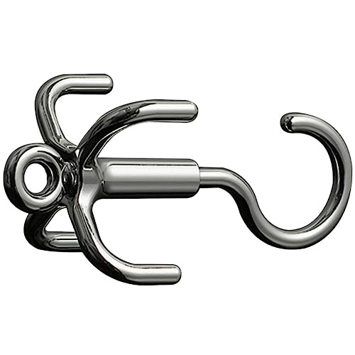 PRETYZOOM 5pcs Belt Hanger Rotating Coat Hook Claw Organizer for Closet Storage Versatile Hanging for Belts Handbags and Scarves Stylish Home Accessory