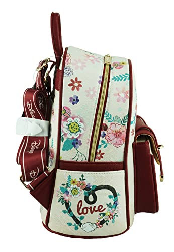 Wondapop Disney Mickey and Minnie Mouse 11" Vegan Leather Fashion Mini Backpack4
