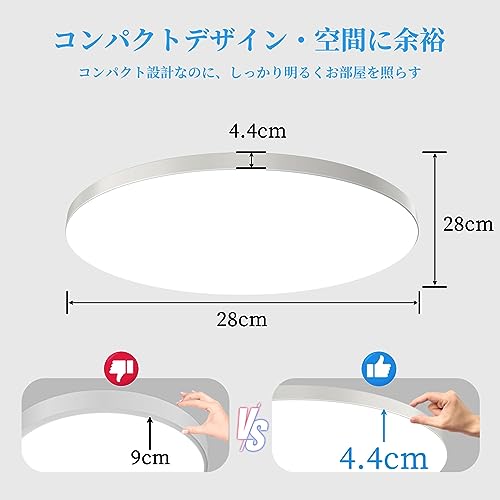 Coizabera LED シーリングライト 6畳 28W HZX-XD-015 の商品画像 4