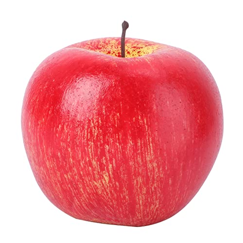 Aboofan JZH1650PU5028OZPW48CW Foam Fruit Statue Dining Room Table Decor Fake Fruit Model Simulation Fruit Set Artificial Apples Display Prop Home Wedding Showcase Decorations Red Table Top Decor cover