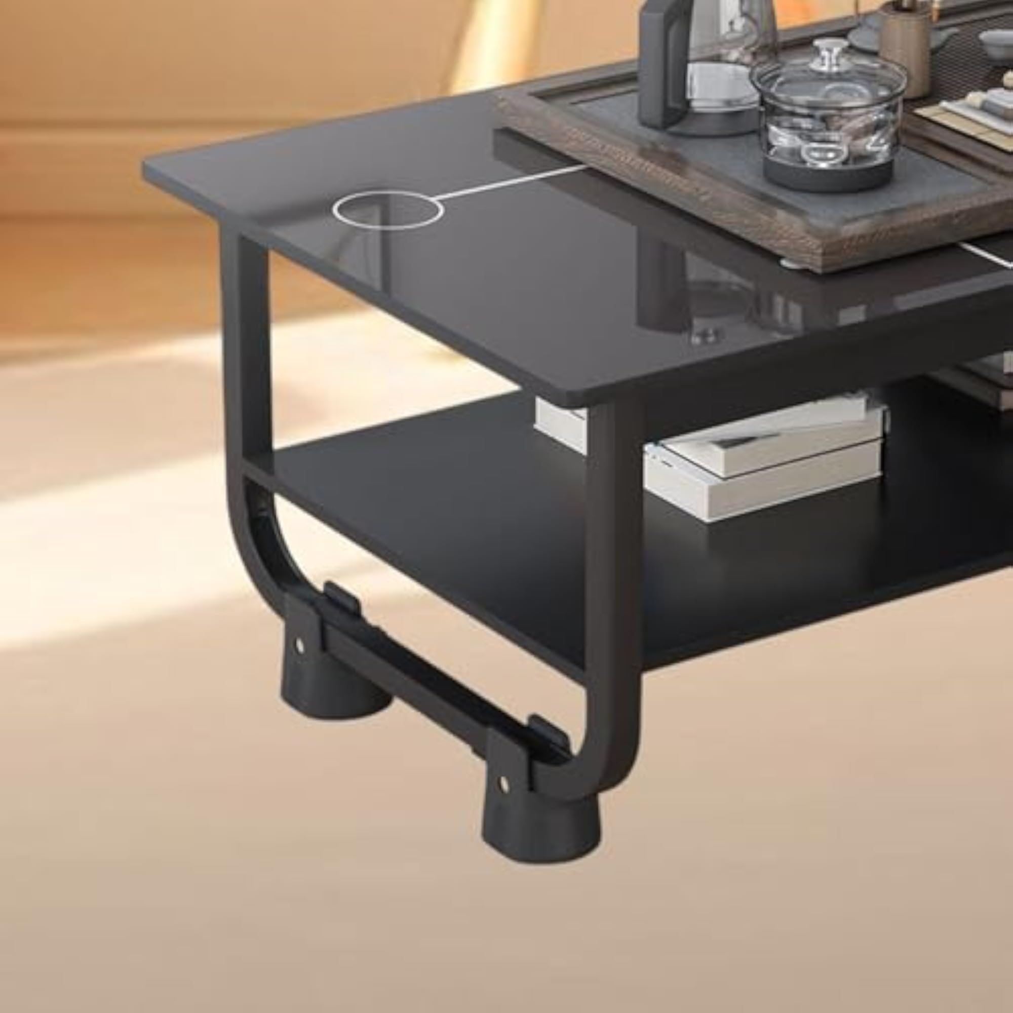 Bed Leg Riser with Adjustable Screw Clamp