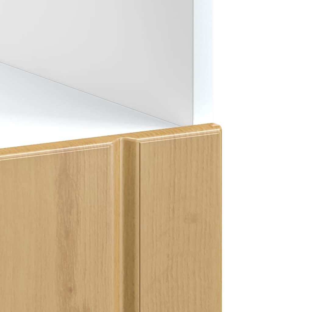 vidaXL Armoire de Four Lucca chêne Artisanal Bois ingénierie