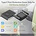for DJI Osmo Action 4 Type-C Port Protective Cover Replacement for Osmo Action 4 USB-C Interface Protection Cover Camera Accessories Parts