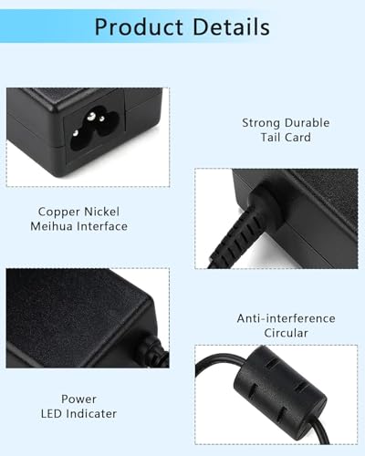 Image of 65W Laptop Charger for Acer Aspire 5 3 1-AC Adapter for Acer Aspire 1 3 5 Slim Laptop A515-44 A515-46 A515-54 A515-55 A515-56 A315-24P A315-24PT A115-32
