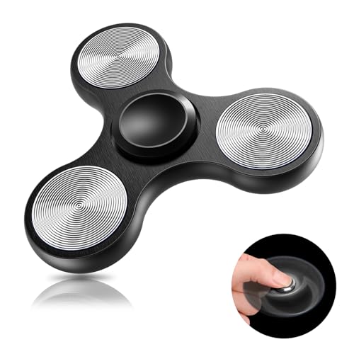 Coolden Hand Spinner EDC Jouet Hand Fidget Toys Durable High Speed Stainless Steel Bearing 2-5 Min Spins Brass Material Finger Gyro Focus Anti Stress Fidget Spinner pour...