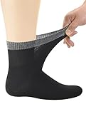 Yomandamor Mens Bamboo Seamless Diabetic Socks Soft Top Ankle Socks,6 Pairs Size 6-11 UK - Image 5