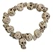 Forum Novelties 63239 Stone Age Skull Bracelet, one size, Multicolor