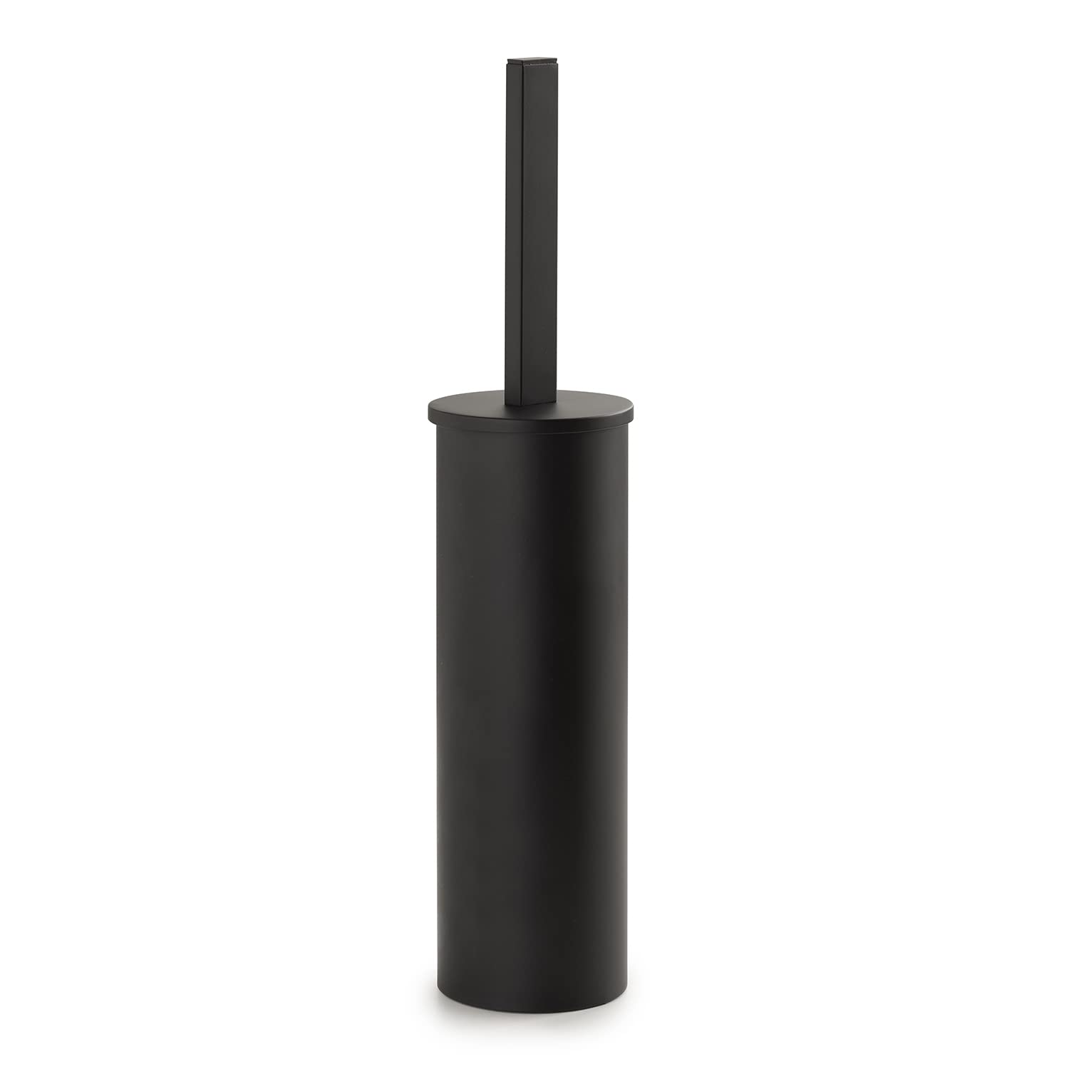 GEDY | John Brosse WC en Acier Inoxydable, Finition Noire, Dimensions 38 x 8 x 8 cm et Poids 0,522 kg