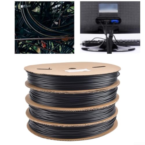 Tubo termorretráctil 2:1 negro para protección de cables en la industria 6