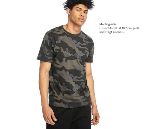Image of Brandit Camo T-Shirt | Made from pure cotton in camo pattern. With crew neck and short sleeves.