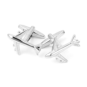 Wanghuaner Nieuwigheid Vliegtuig Bruiloft Party Suit Shirt mannen Manchetknopen Manchetknopen Sieraden Nieuwe