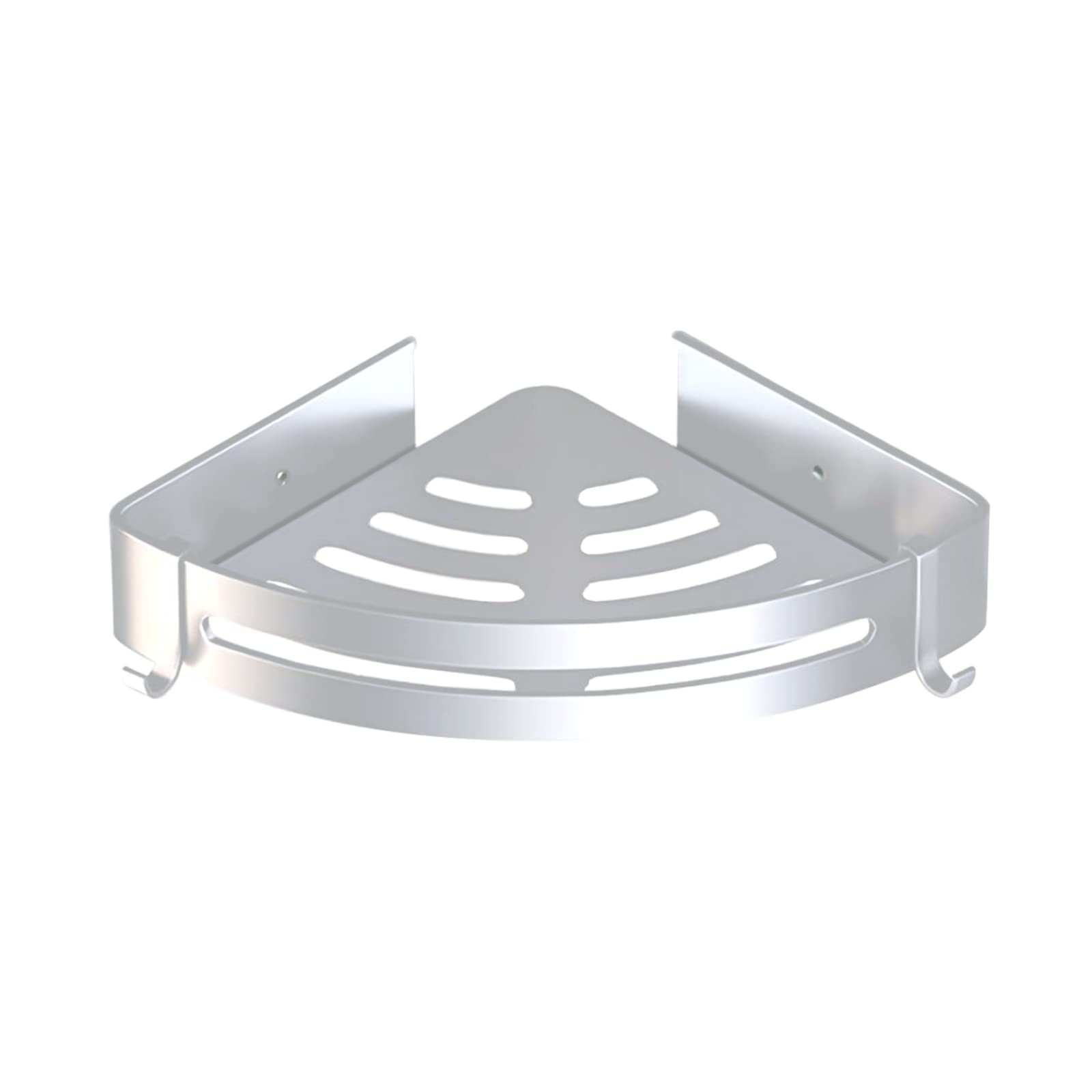 Mensole Doccia Autoadesive 2 Pezzi - Alluminio, 30 E 40cm, Argento, Senza Foratura - Foto 5