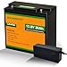 Produktbild ECO-WORTHY 12V 30Ah LiFePO4 Akku mit LiFePO4 Ladegeräte 4A,Lithiumbatterie 12V mit über 3000 Mal Tiefzyklen und BMS Schutz für Trolling-Motor,Rollstuhl,Solaranlage,Wohnmobil und Golfwagen